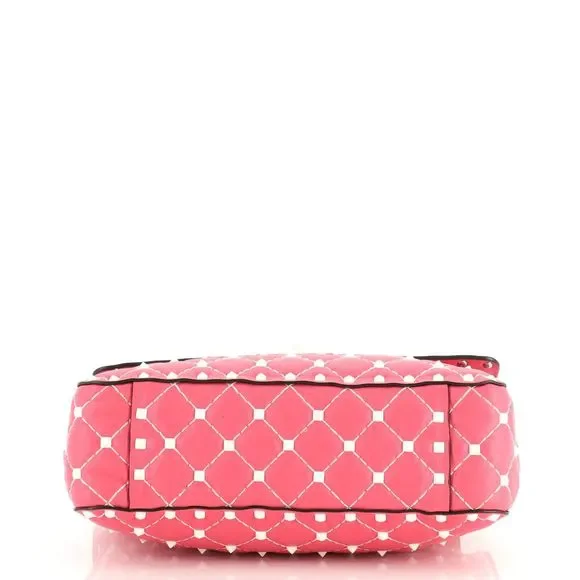 Valentino Garavani Rockstud Spike #59650V88B Pink Handbag - Picture 5 of 14